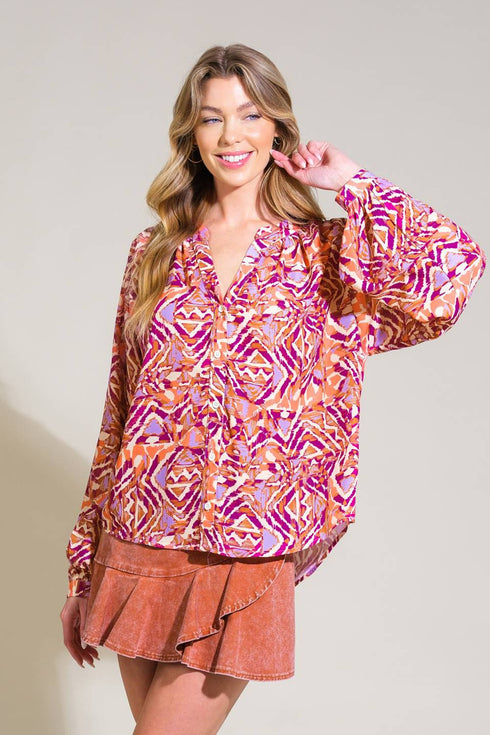 urban-elegance-woven-top Flying Tomato-Sophia's Style-8